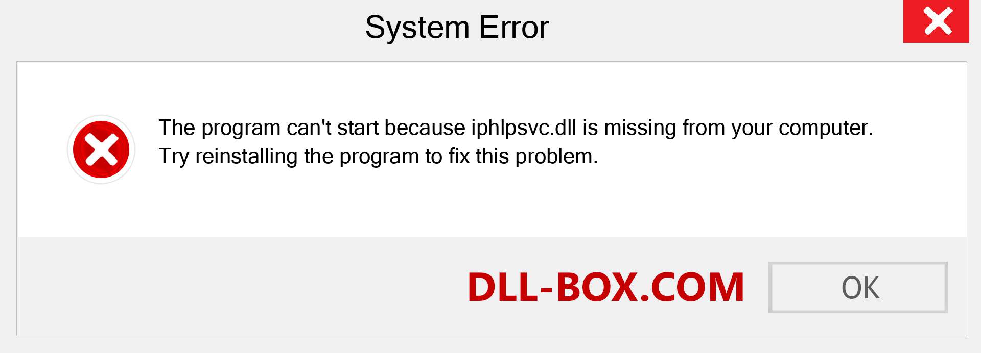  iphlpsvc.dll file is missing?. Download for Windows 7, 8, 10 - Fix  iphlpsvc dll Missing Error on Windows, photos, images